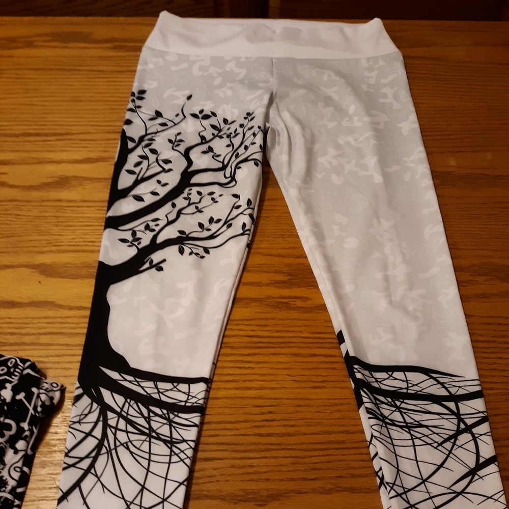 Os new tree and skull leggings